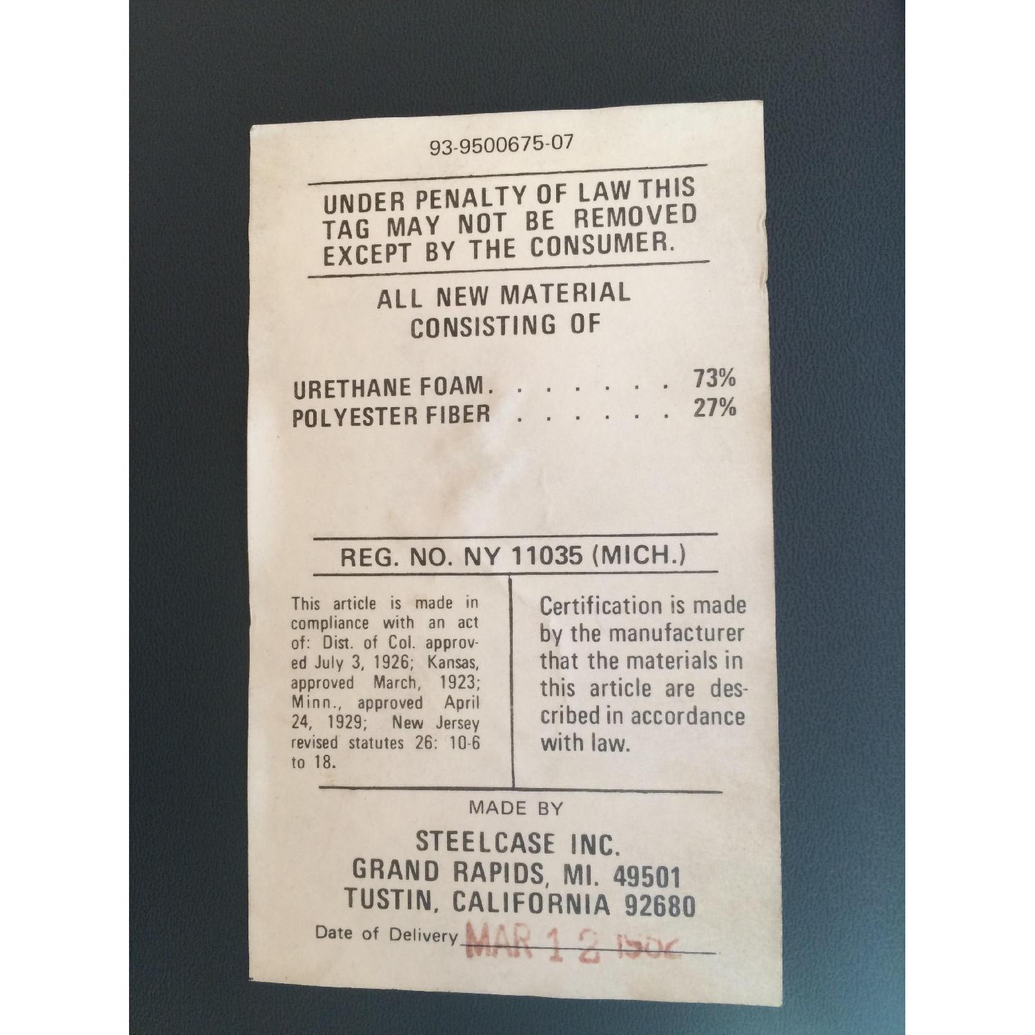 Steelcase Mid Century Swivel Office Chair - image-9