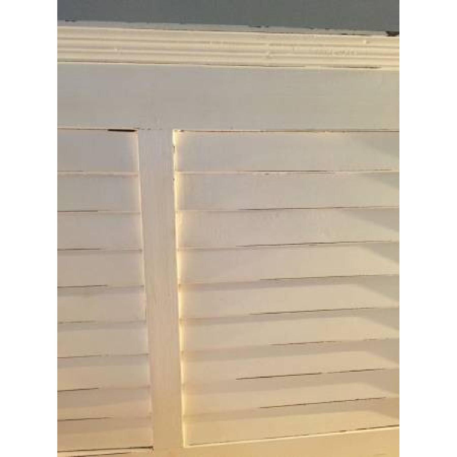 Vintage White Queen-Size Headboard - image-4