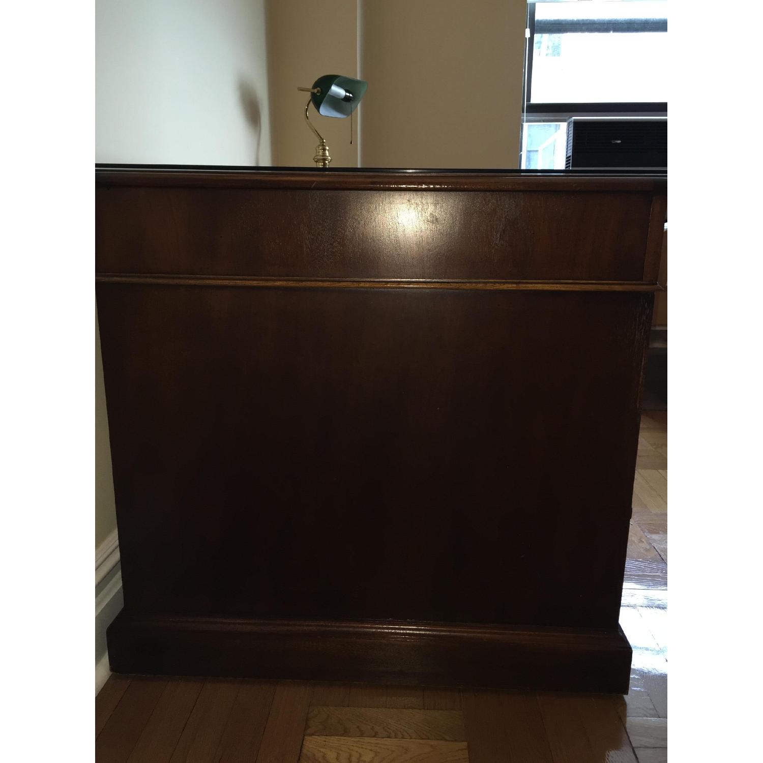 Hekman Mahogany Home Office Desk - image-3