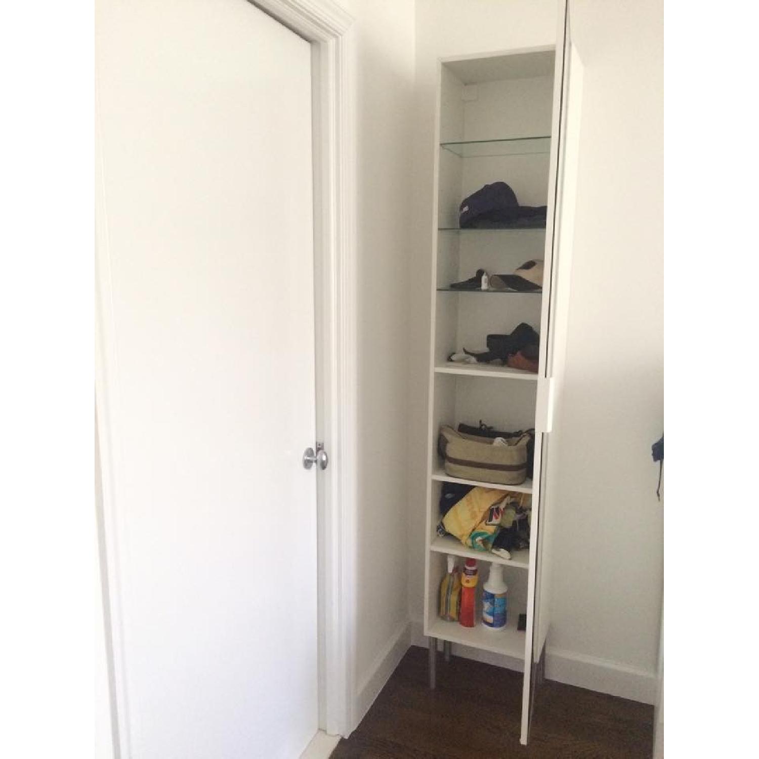 Ikea High Cabinet with Mirror Door - image-2