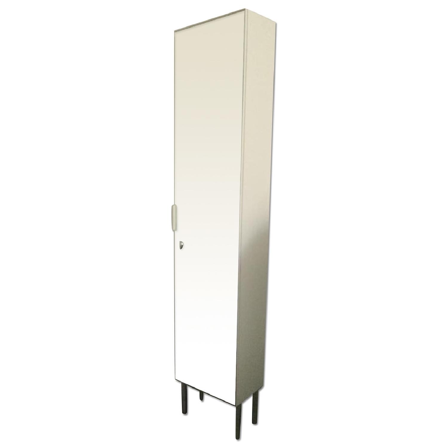 Ikea High Cabinet with Mirror Door - image-0