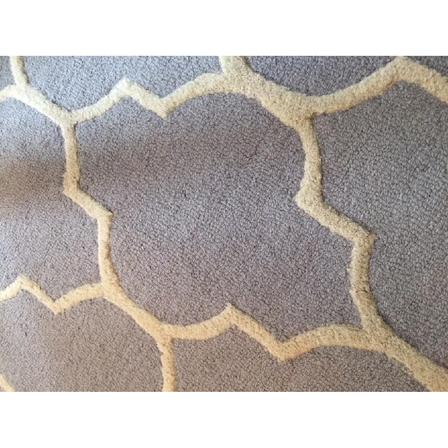 One Kings Lane Silver/Ivory Carly Rug - image-2