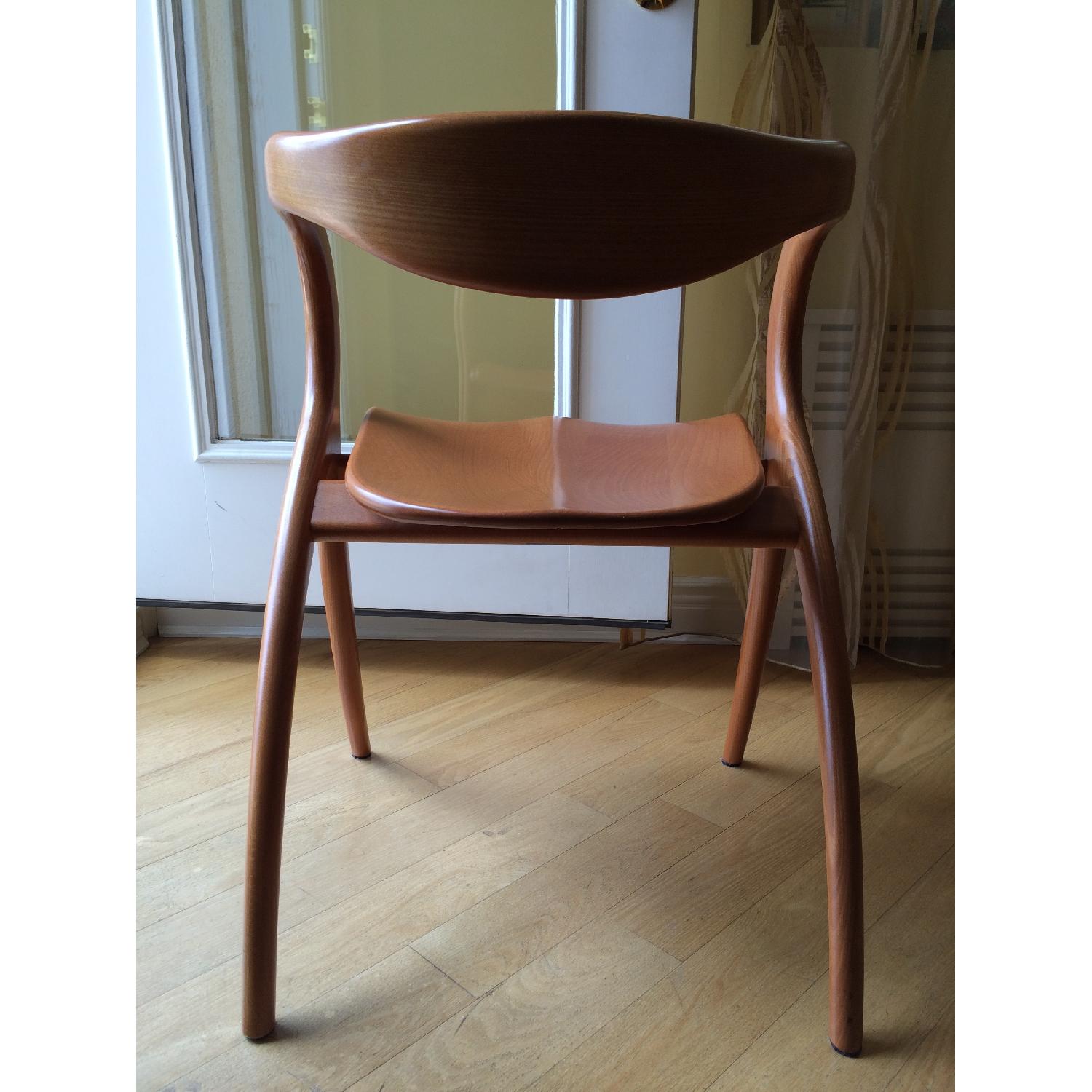 A.Sibau Vintage Italian Solid Cherry Dining Room Chairs - image-3