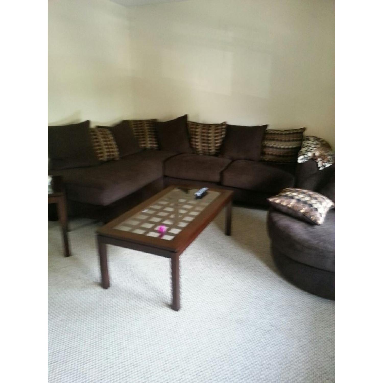 Bob's Brown Sectional Sofa - image-2