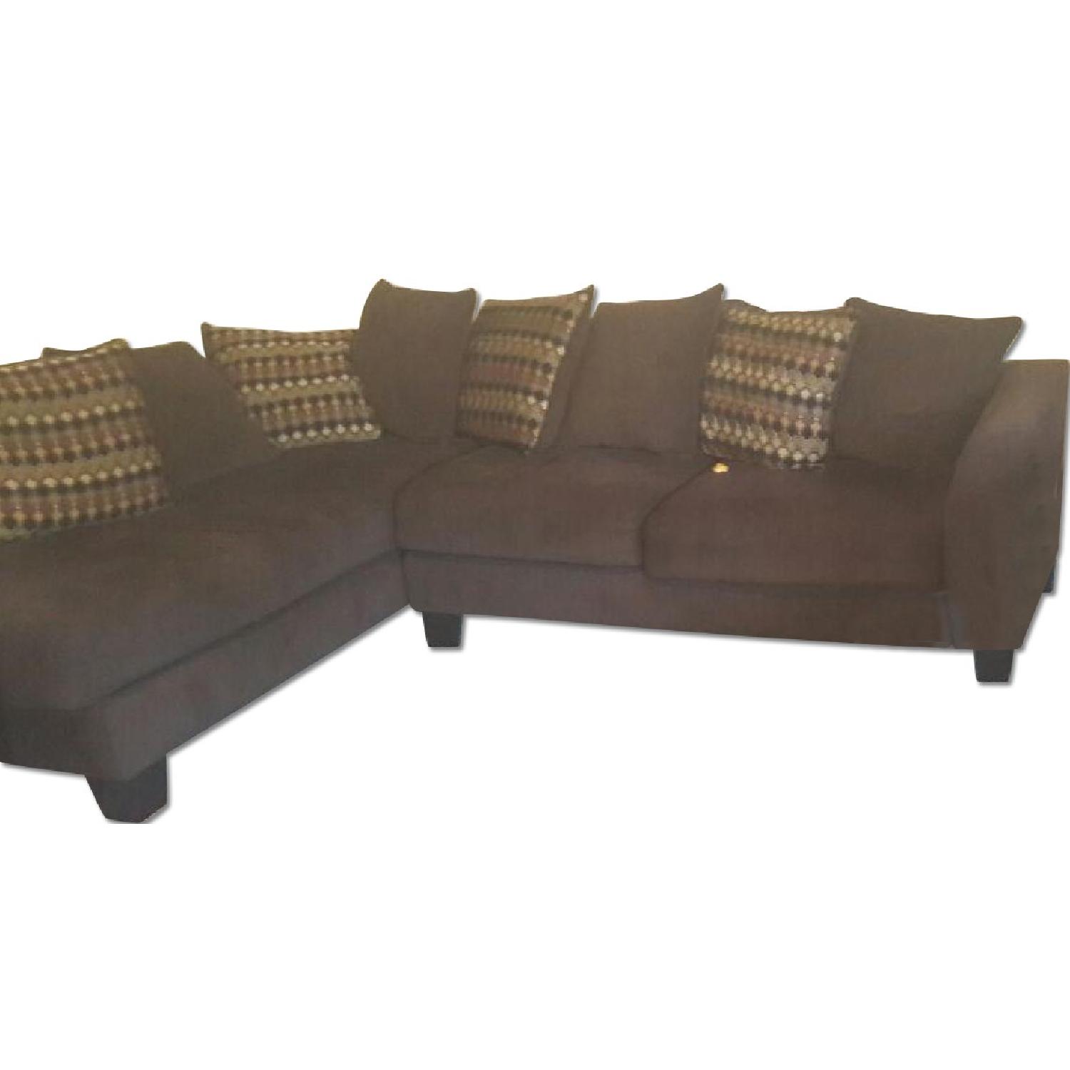 Bob's Brown Sectional Sofa - image-0
