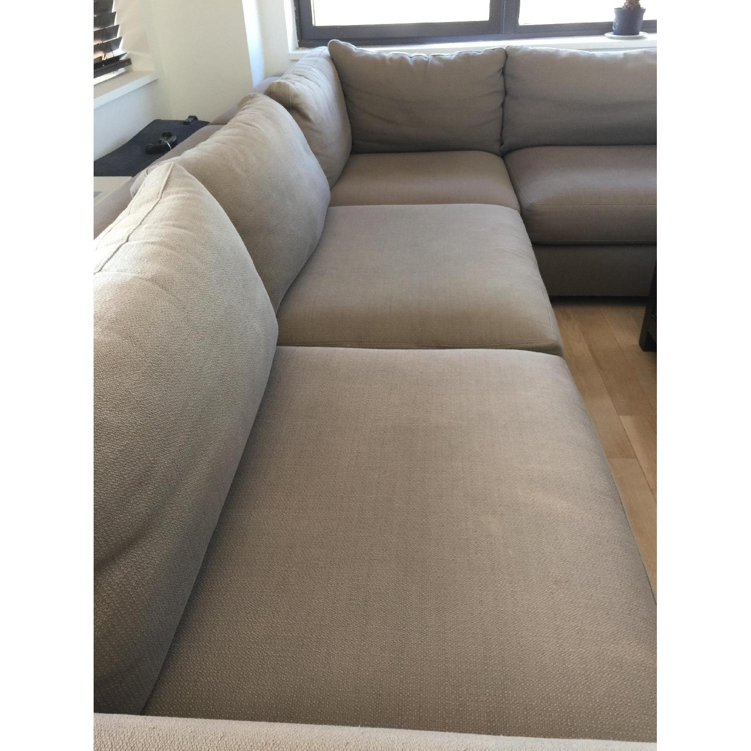 Crate & Barrel Domino Sectional Couch - image-2