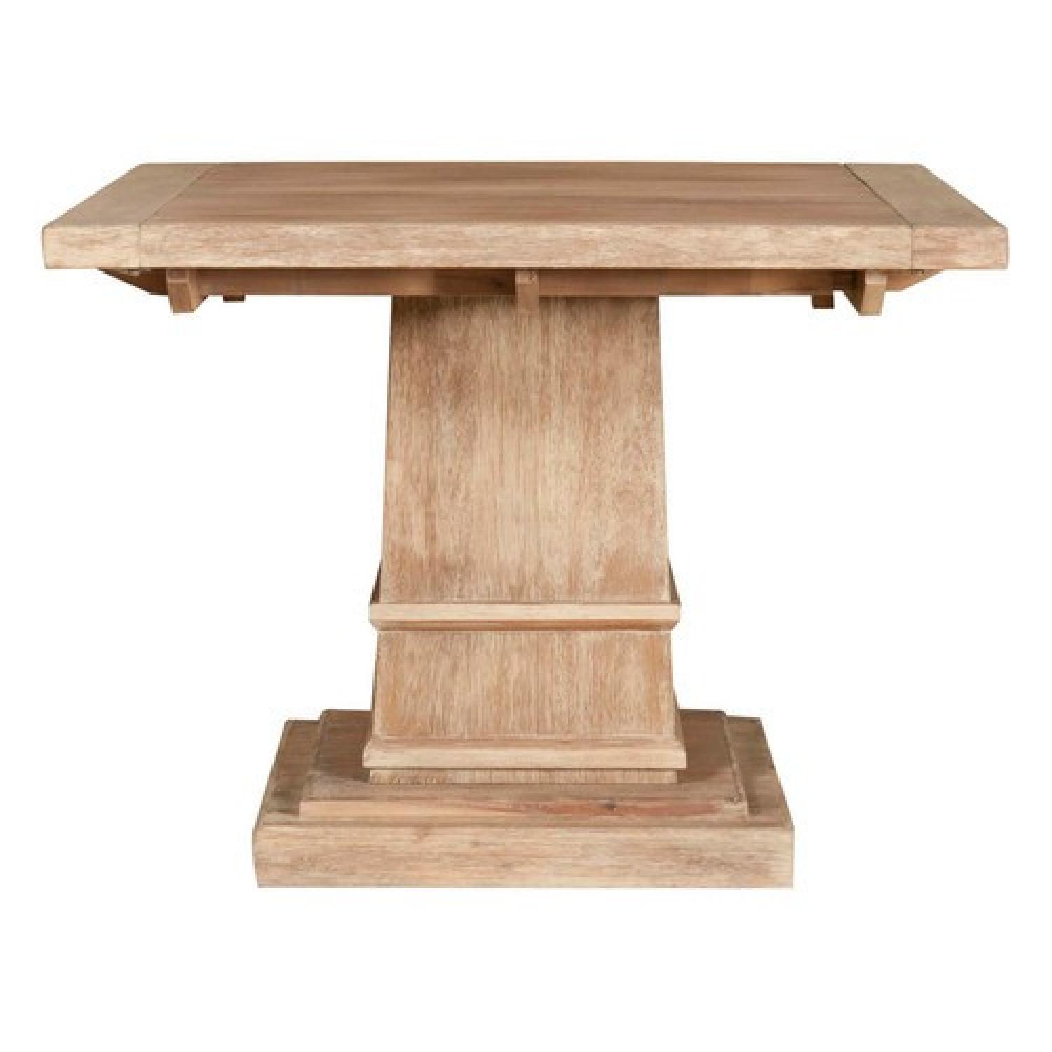 Orient Express Furniture Hudson Square Extension Dining Table in Stone Wash w/ 5 Chairs - image-5