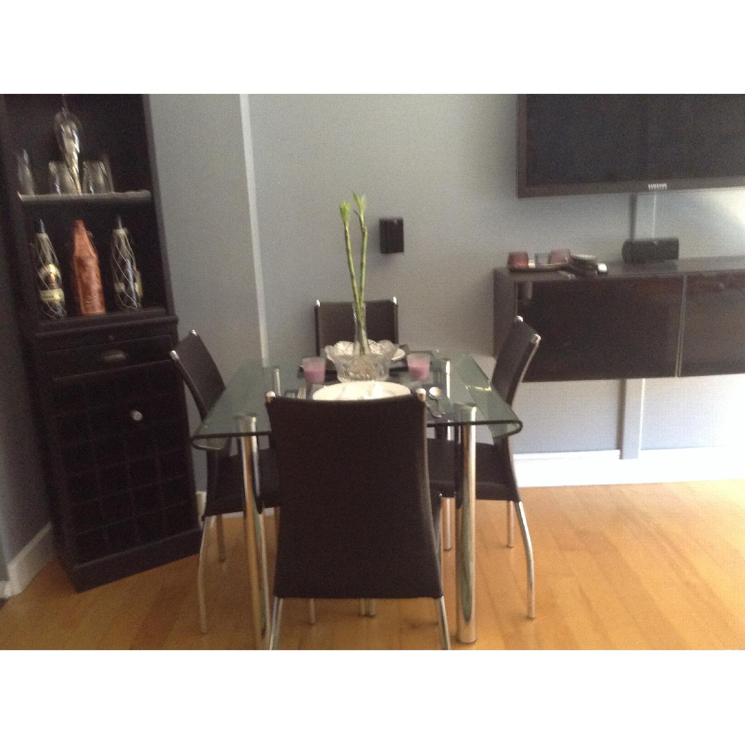 Global Furniture USA Division Street 5 Piece. Glass Dining Set - image-6