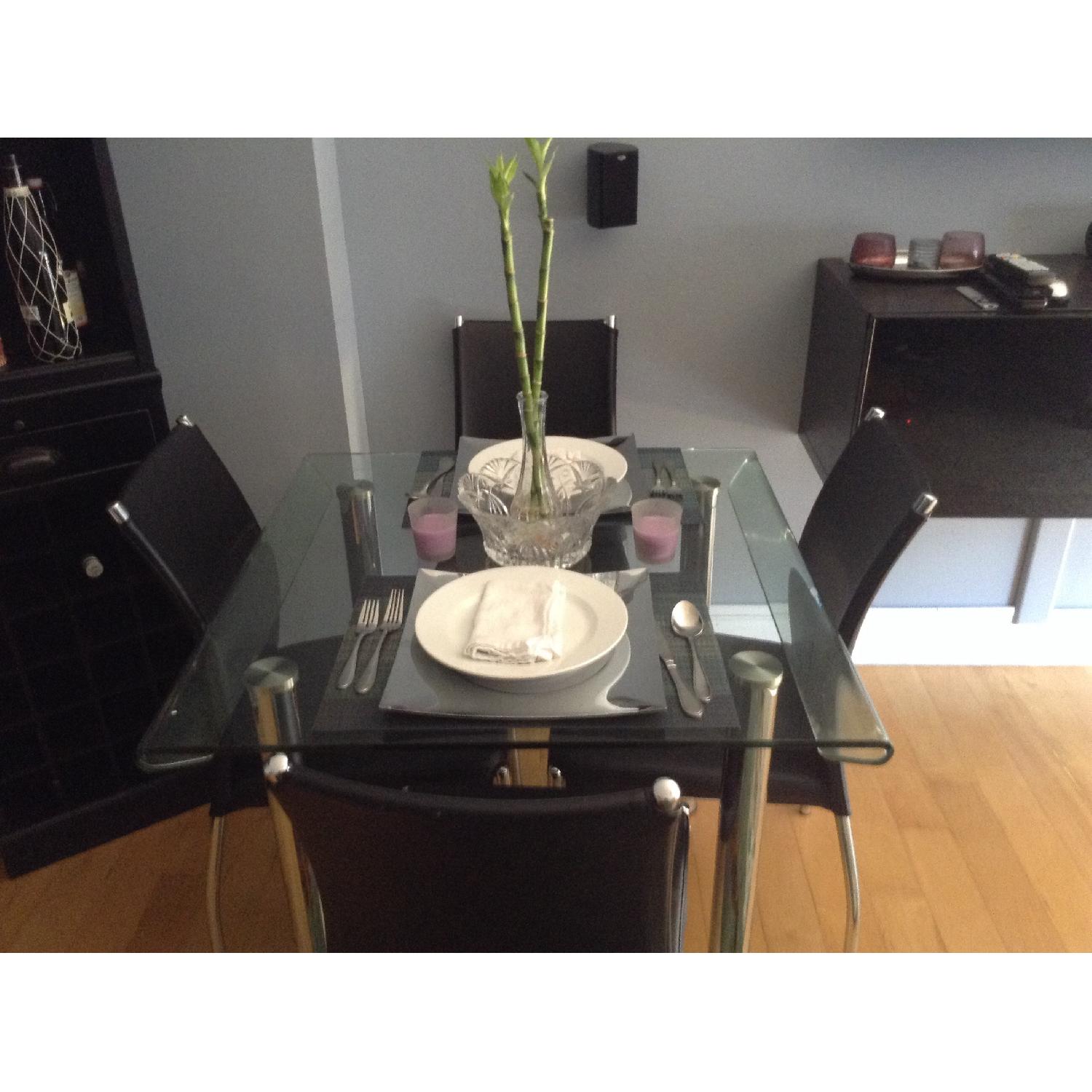 Global Furniture USA Division Street 5 Piece. Glass Dining Set - image-7