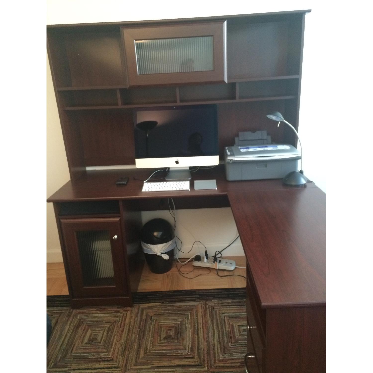 Bush Industries Cabot L Shaped Desk - image-1