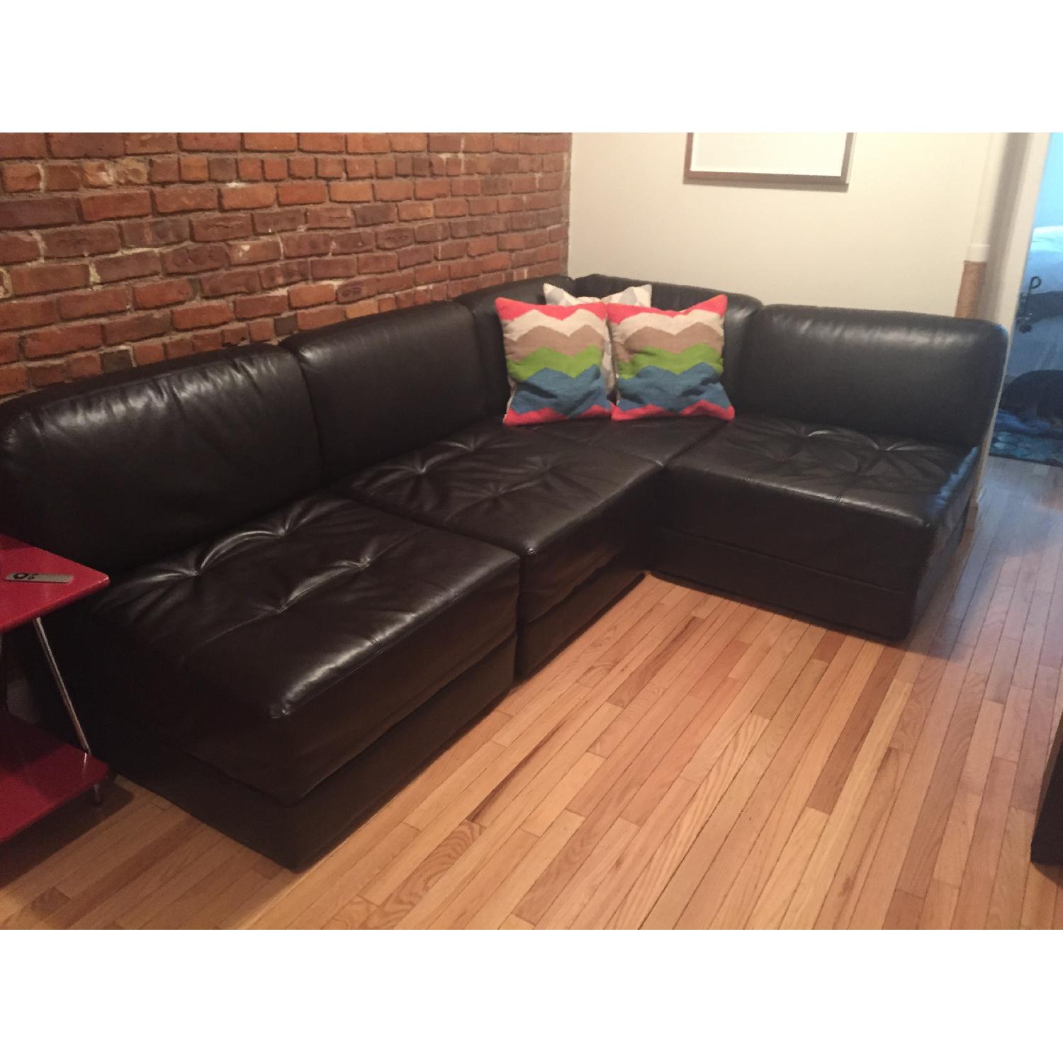 Rooms To Go 6 Piece Leather Sectional AptDeco