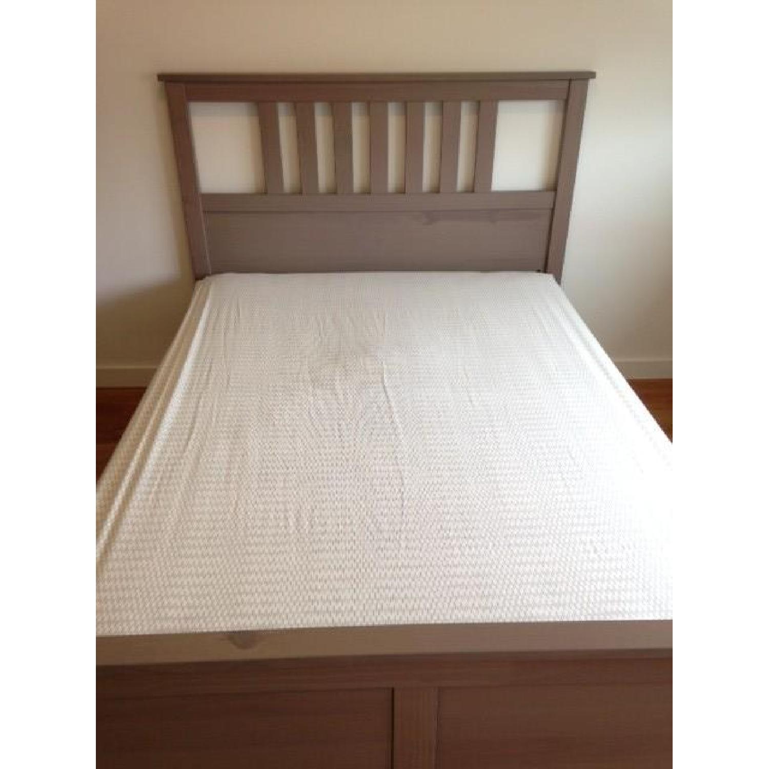 Ikea Hemnes Full Size Bed w/ Luroy Slatted Bed Base AptDeco