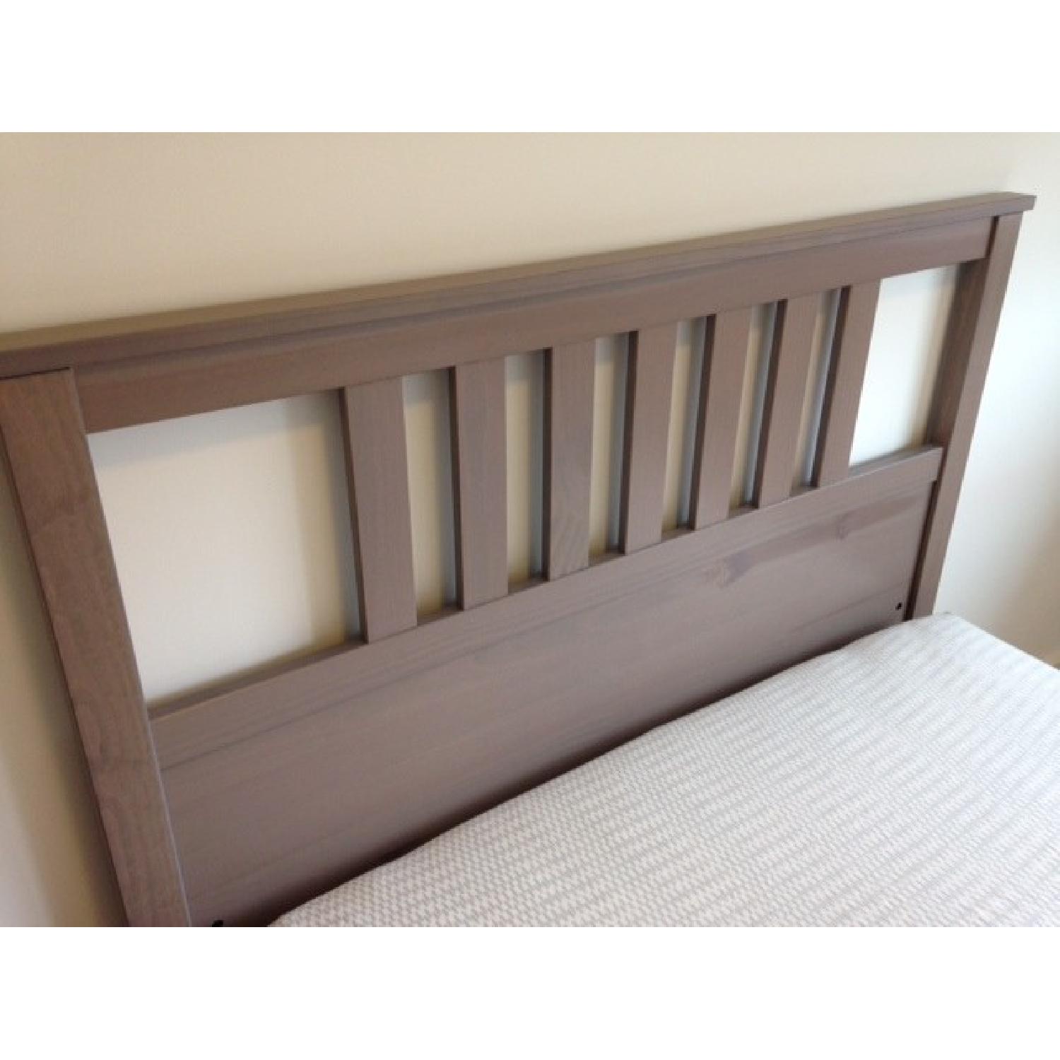 Ikea Hemnes Full Size Bed w/ Luroy Slatted Bed Base AptDeco