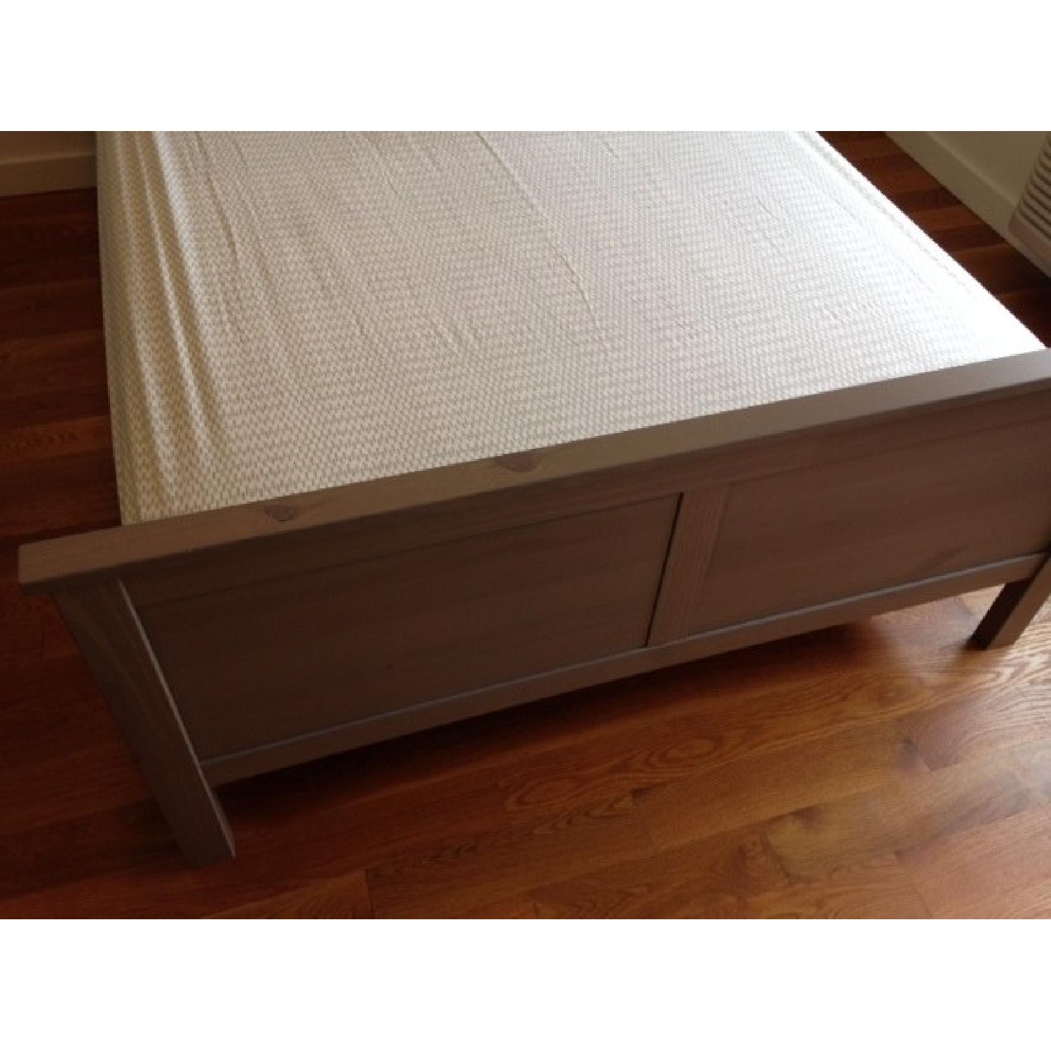 Ikea Hemnes Full Size Bed w/ Luroy Slatted Bed Base AptDeco