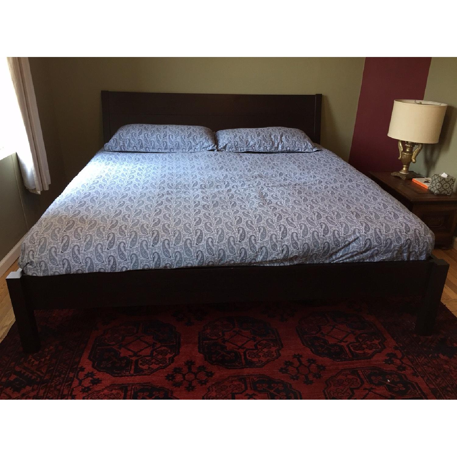 Ikea Nyvoll King Size Bed AptDeco