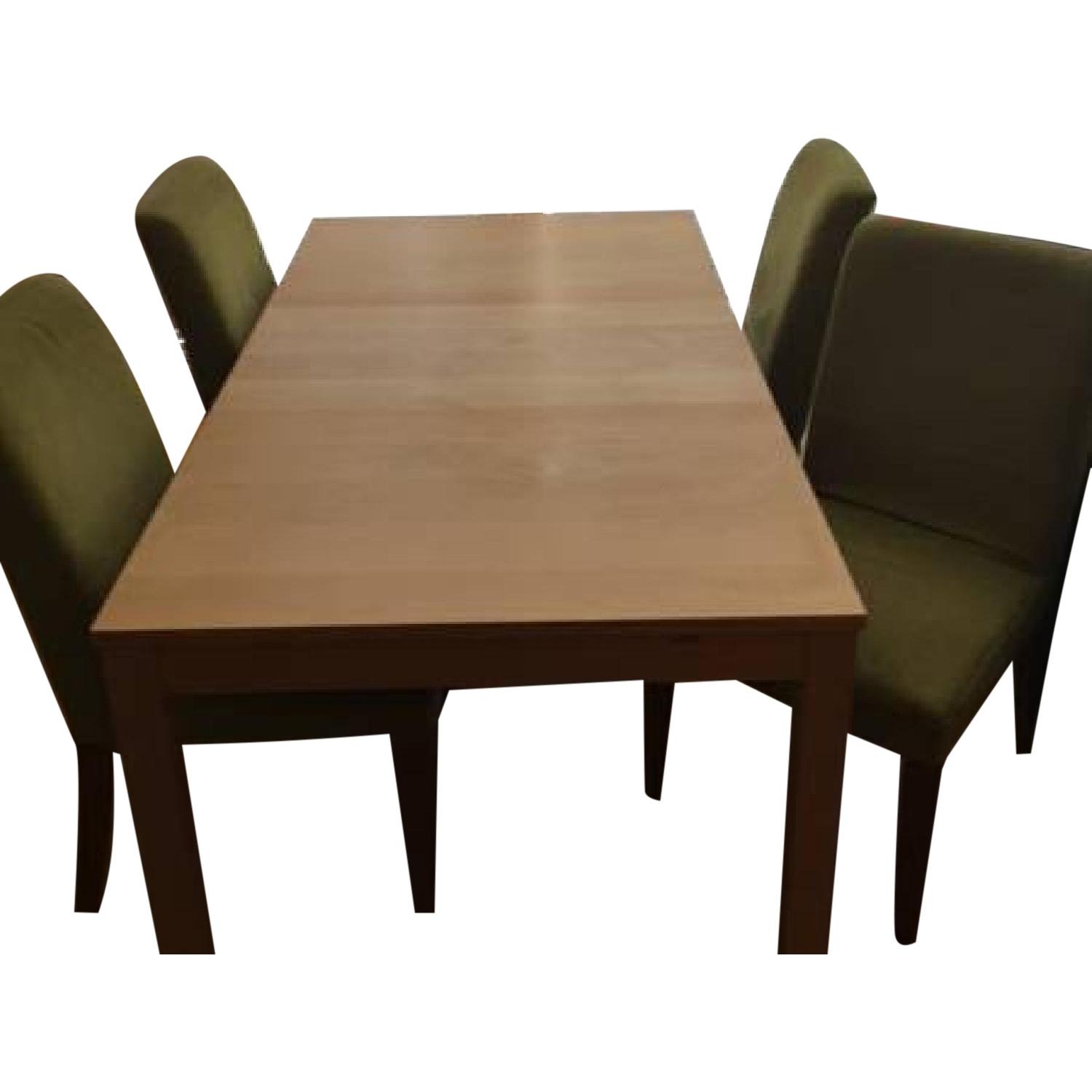 Ikea Extendable Dining Table w/ 4 Chairs AptDeco