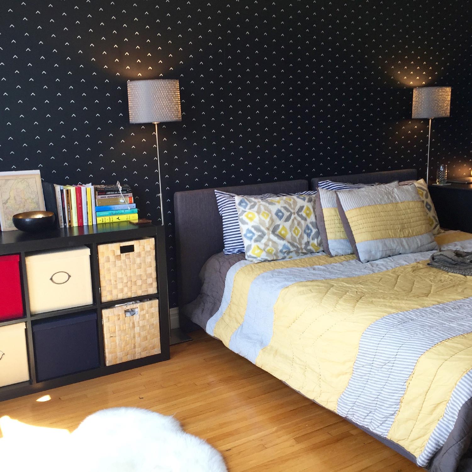 CB2 King Size Bed Frame - image-2