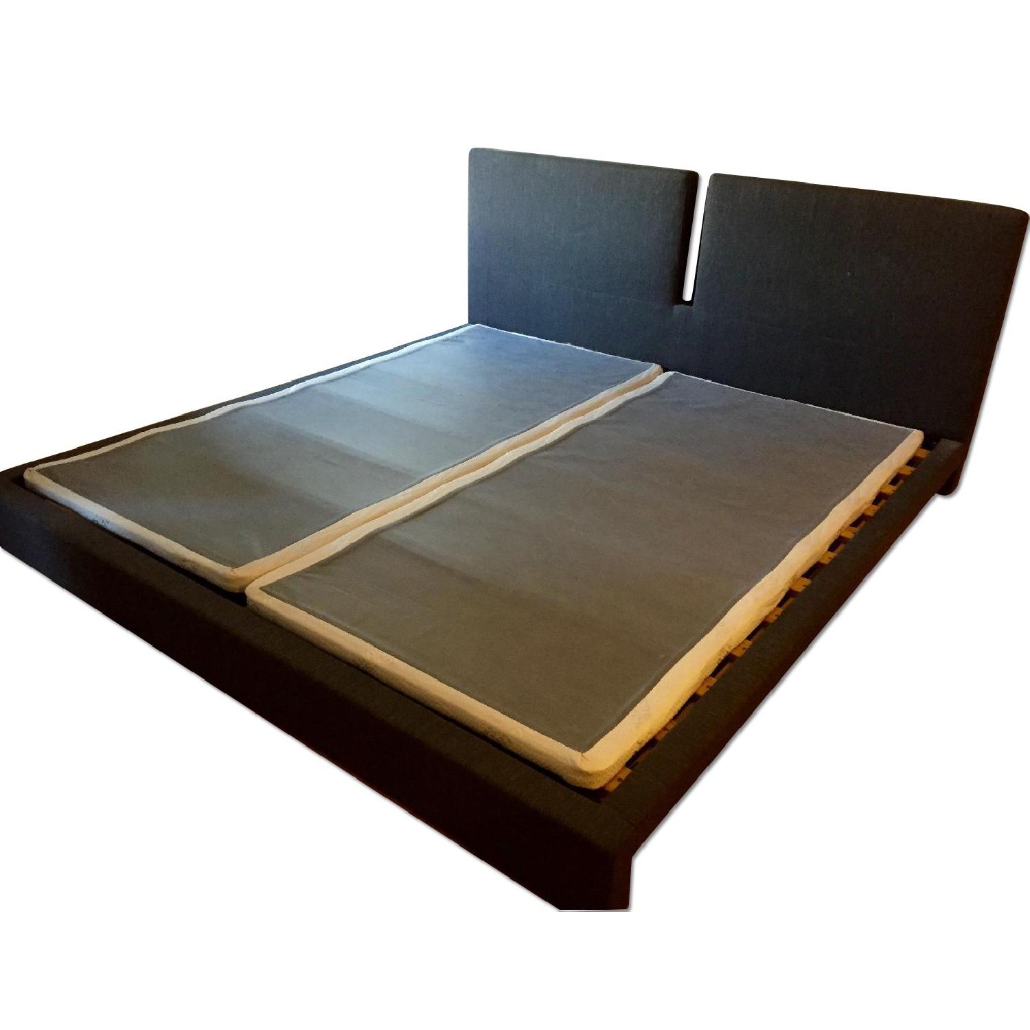 CB2 King Size Bed Frame - image-0