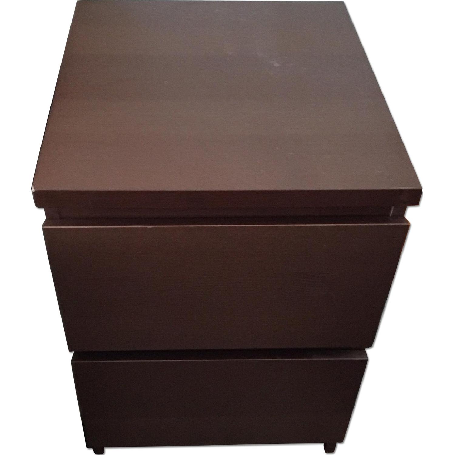 Ikea Malm Side Table - Pair - image-0