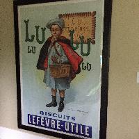 Vintage 1938 French Advertising Poster - LuLu Biscuits - AptDeco