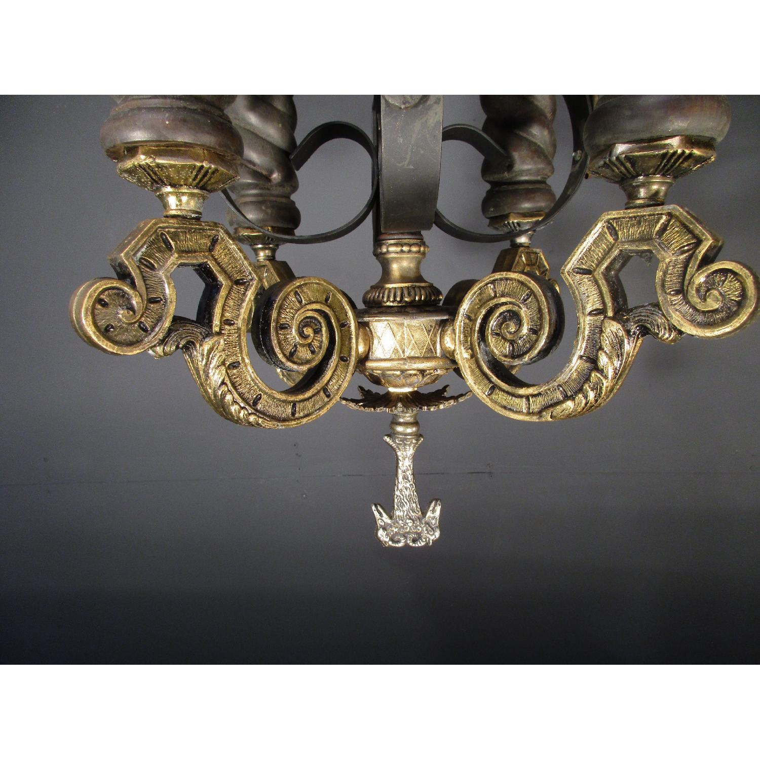 Gothic Style Gargoyle Dragon Chandelier Vintage Light Fixture Lamp