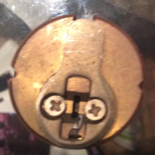 Used Vintage Baldwin Solid Brass Lock Cylinder for sale on AptDeco