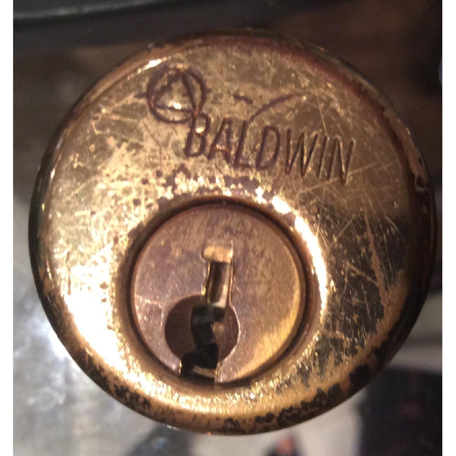 Vintage Baldwin Solid Brass Lock Cylinder - image-2
