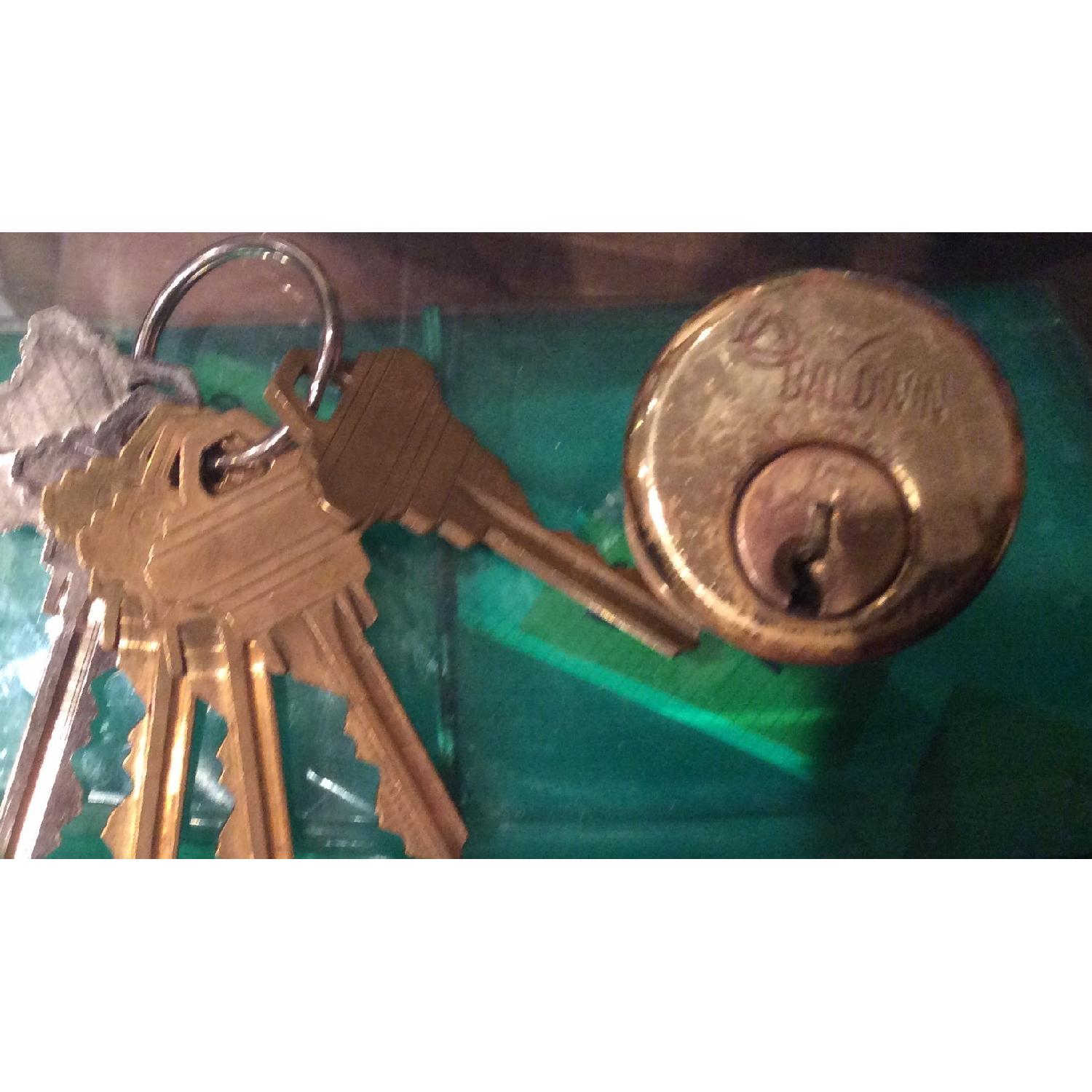 Vintage Baldwin Solid Brass Lock Cylinder - image-7