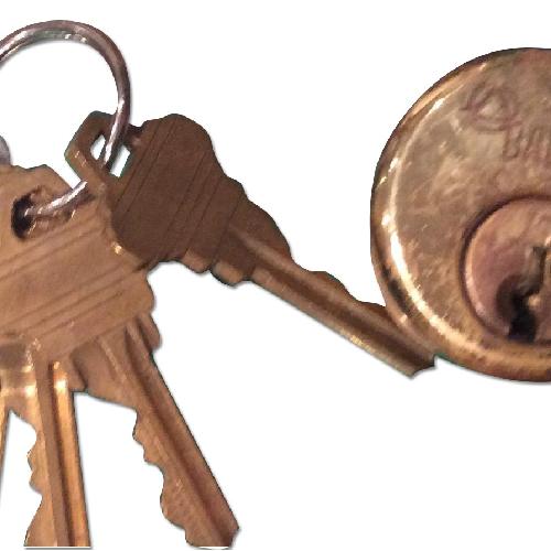 Used Vintage Baldwin Solid Brass Lock Cylinder for sale on AptDeco