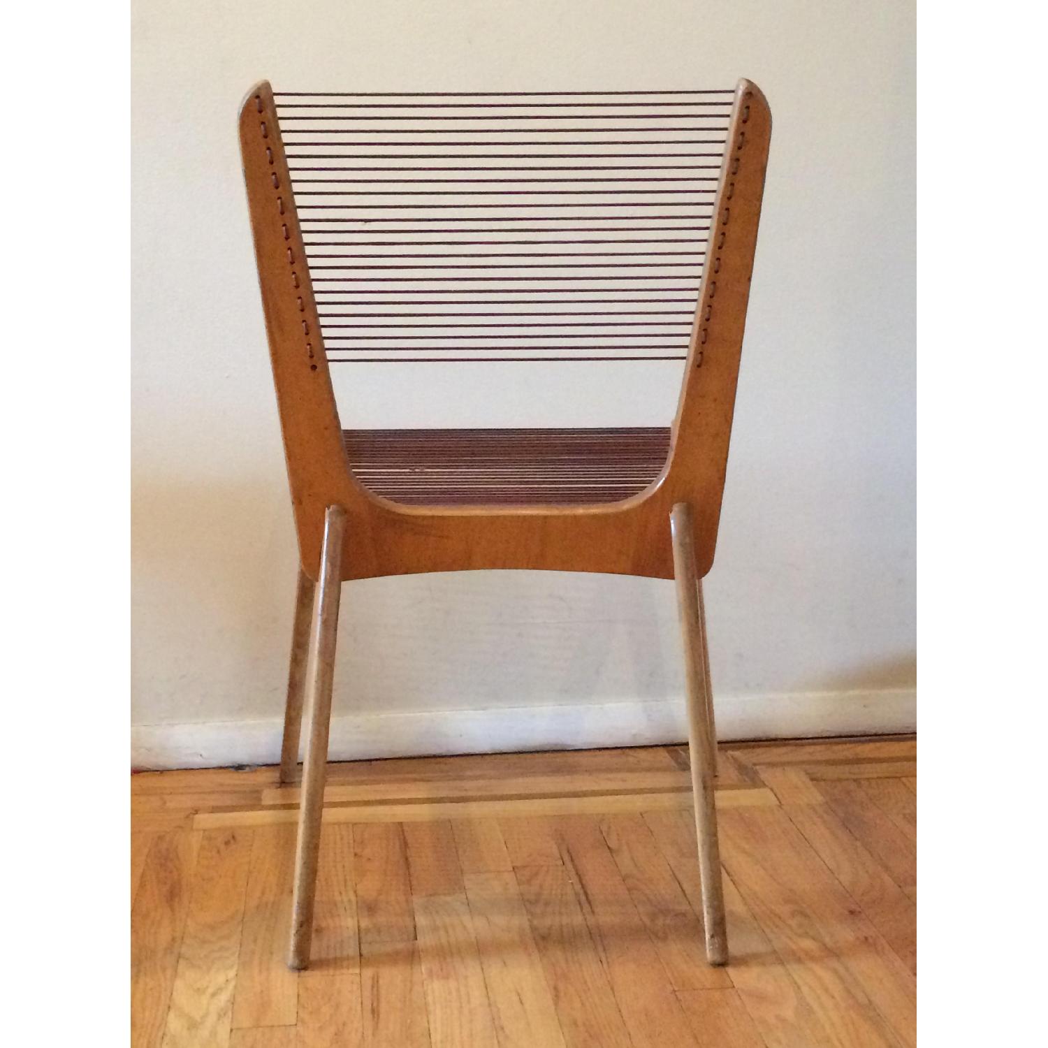 Vintage Mid Century Classic Jacques Guillon Cord Chairs - Pair - image-3