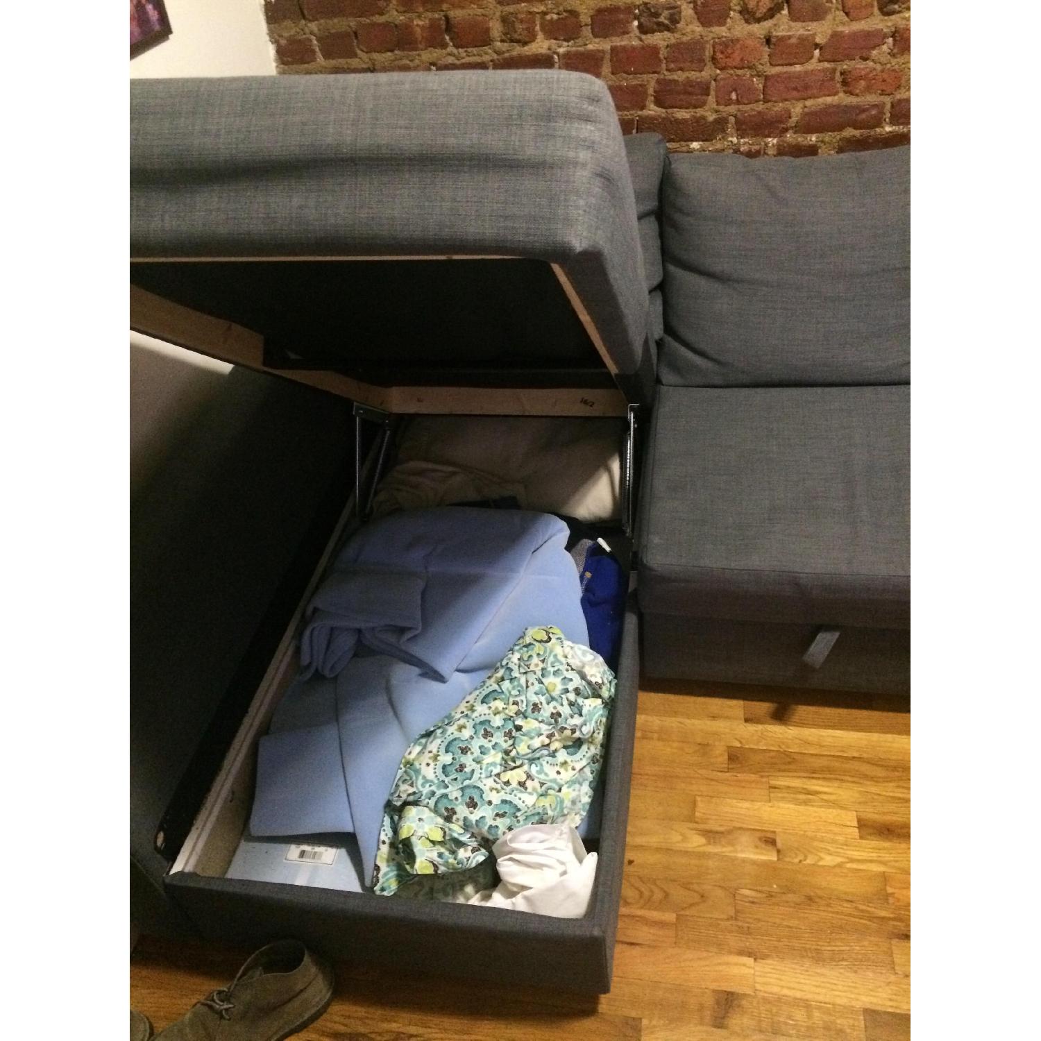 Ikea Friheten Sofa Bed with Chaise Lounge - image-3