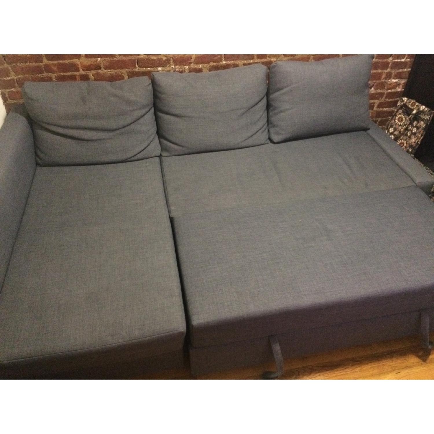 Ikea Friheten Sofa Bed with Chaise Lounge - image-4