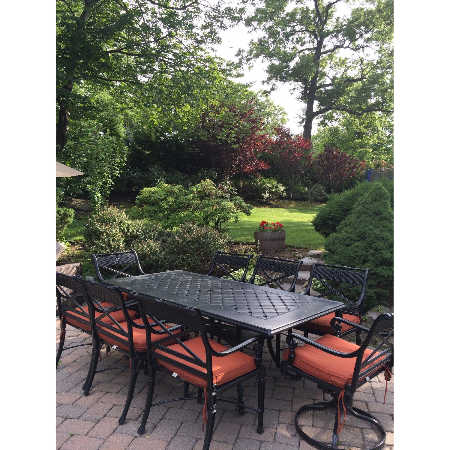 Frontgate 9 Piece Patio Dining Set - image-1