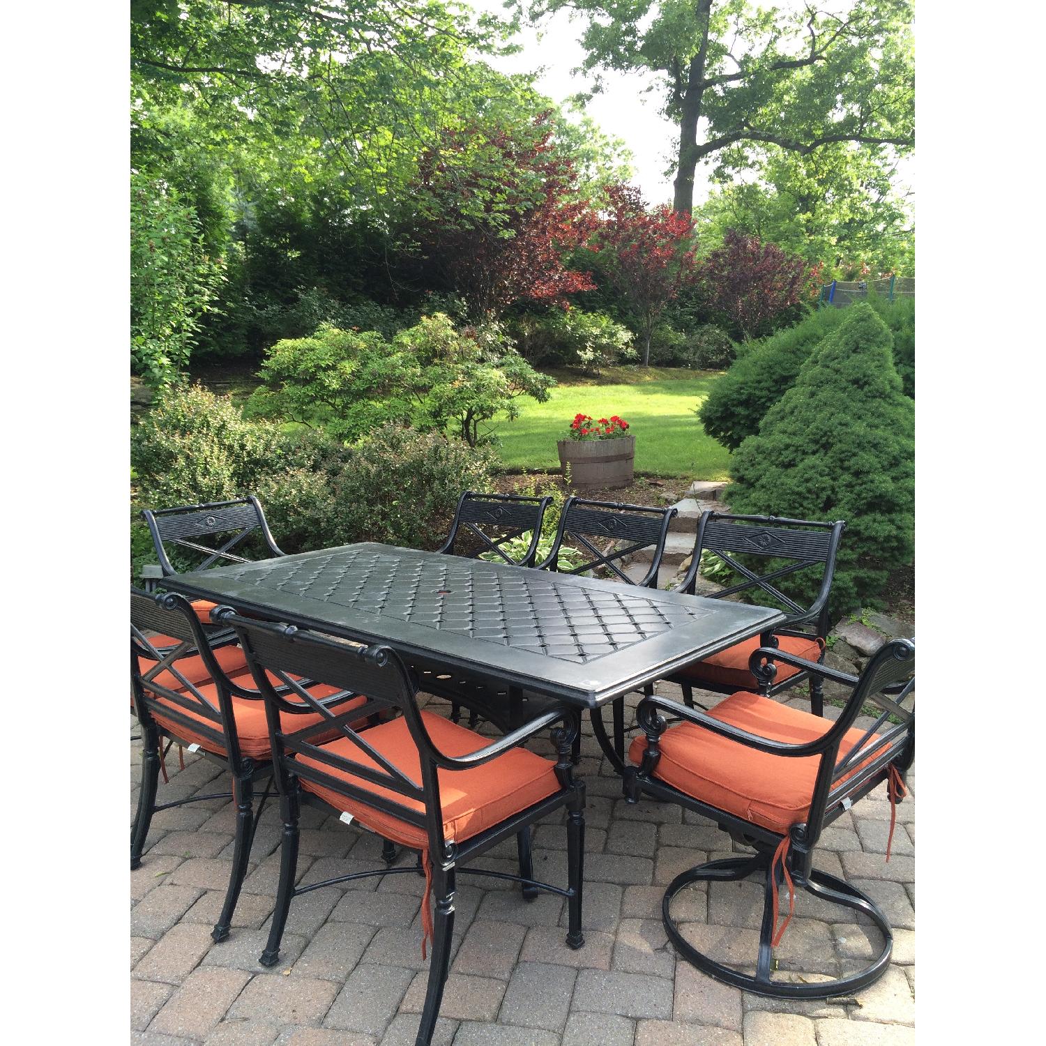 Frontgate 9 Piece Patio Dining Set - image-2
