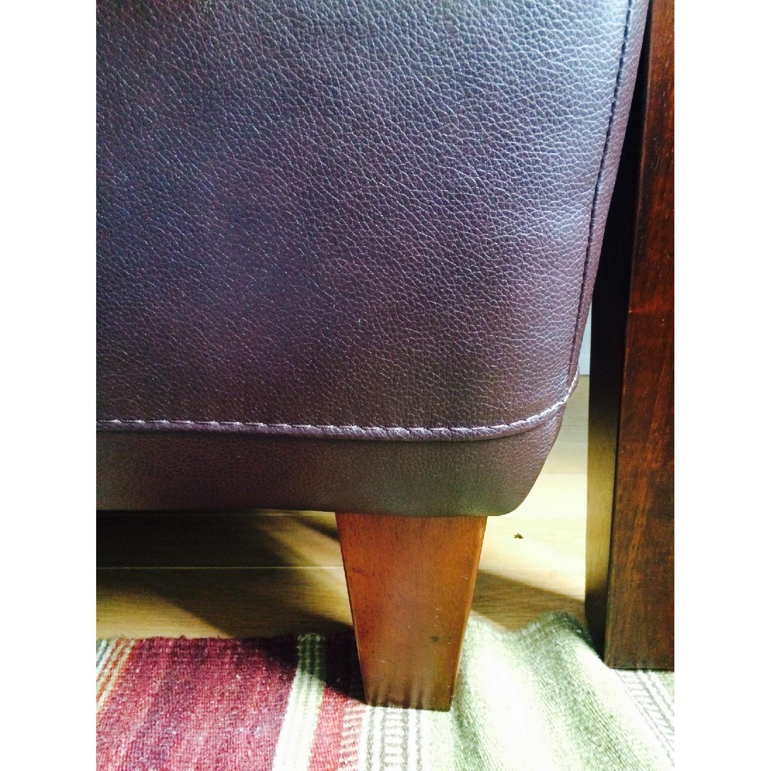 Macy's Leather Sofa - image-6