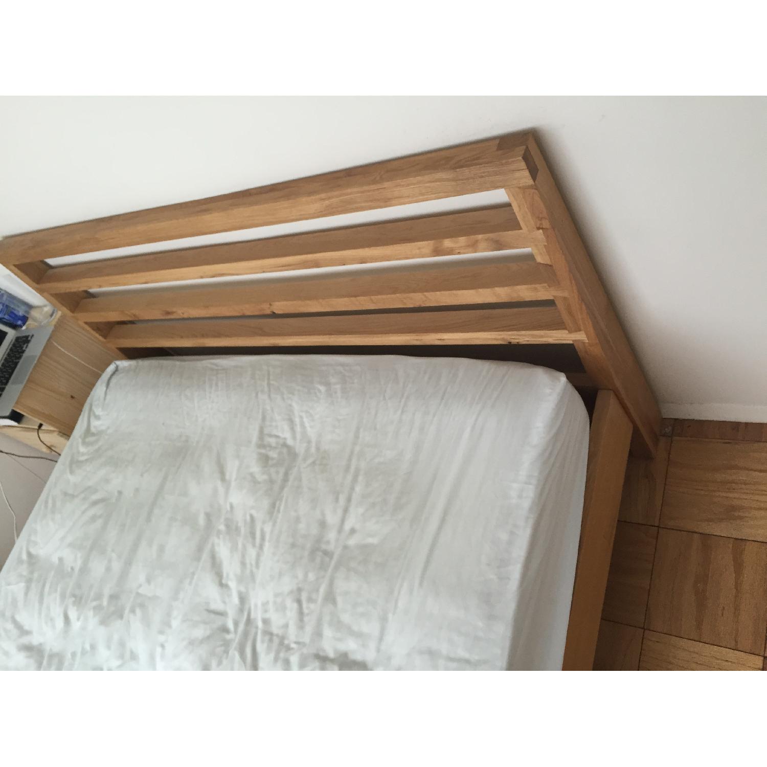 John Lewis Solid Oak Queen Size Bed Frame - image-2