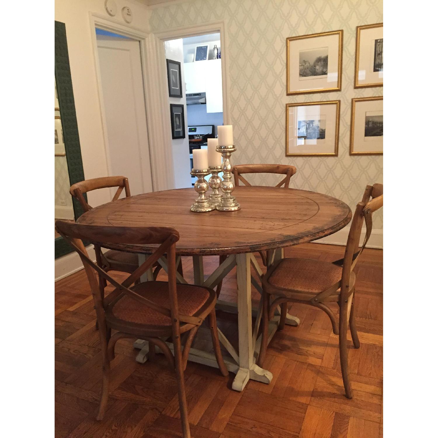 Williams Sonoma Table and Honey Bistro Side Chairs - image-1