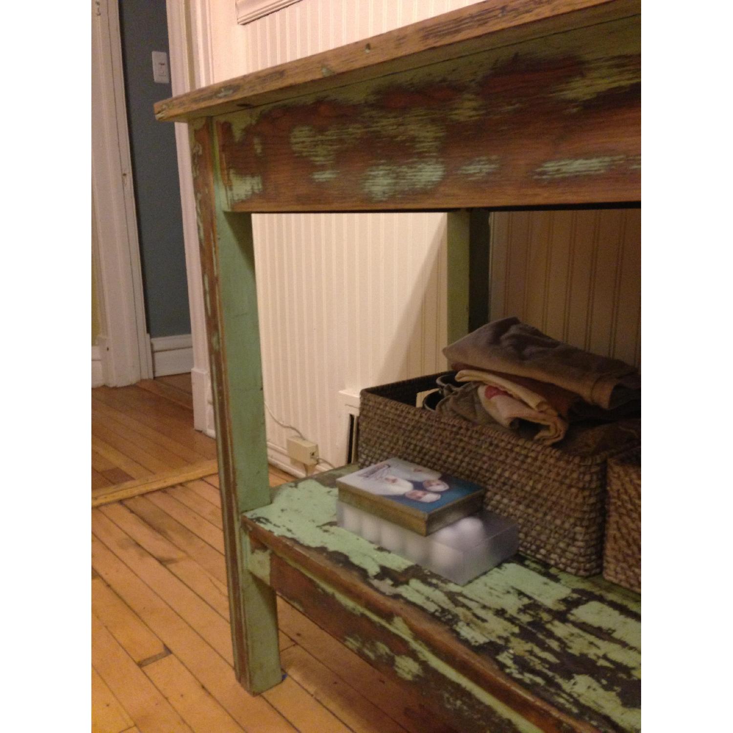 Vintage Industrial Work Table - image-1