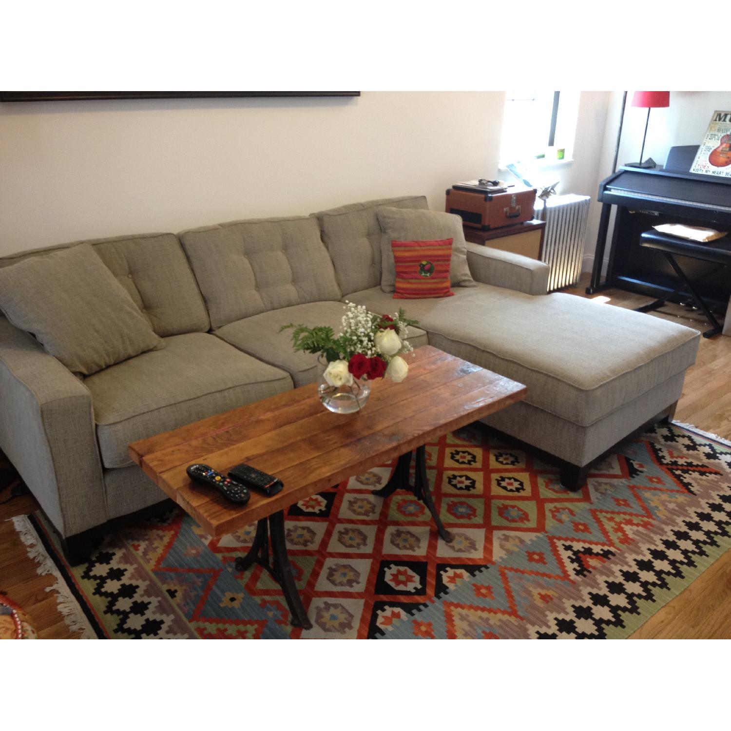 Clarke Fabric 2-Piece Sectional Sofa - image-1