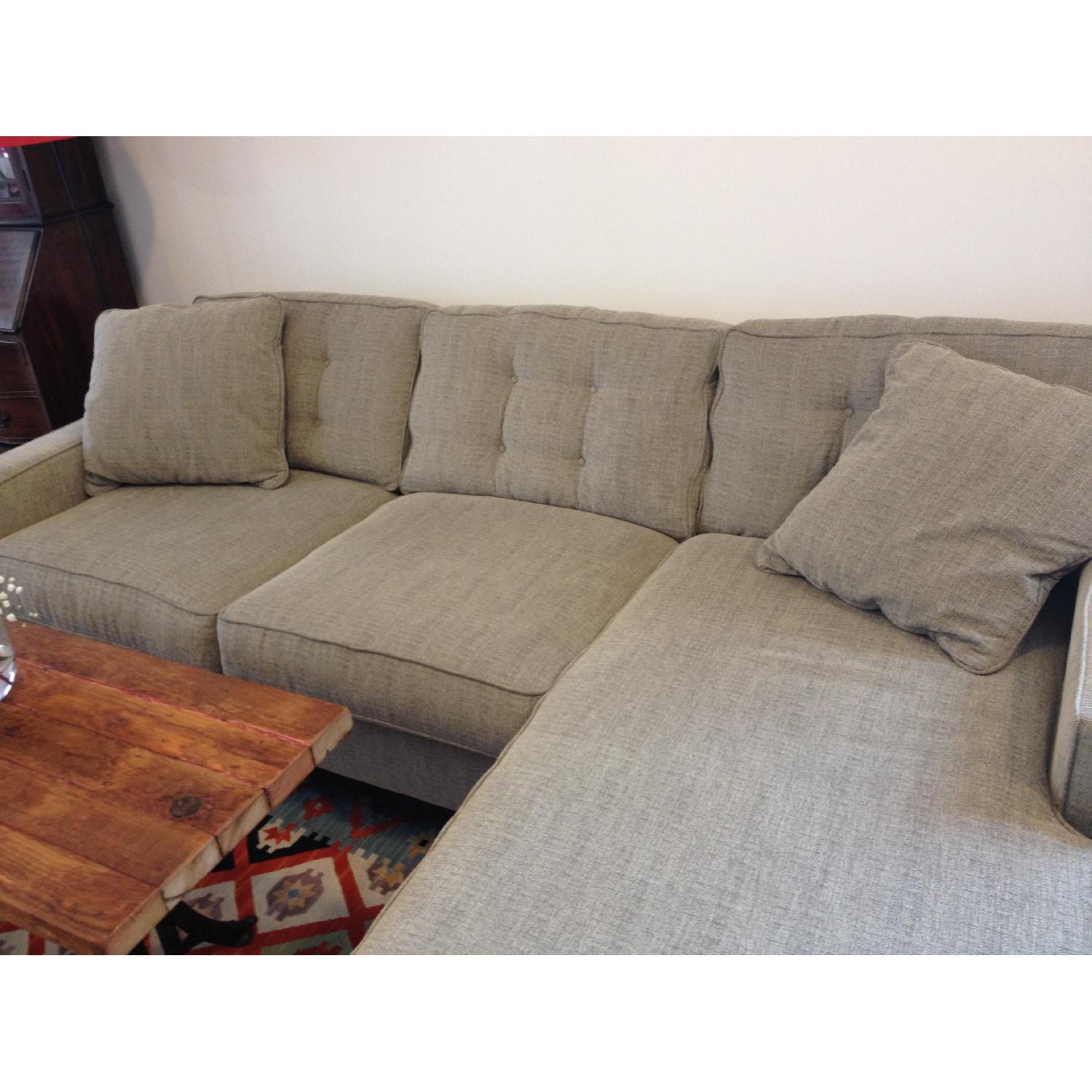 Clarke Fabric 2-Piece Sectional Sofa - image-2