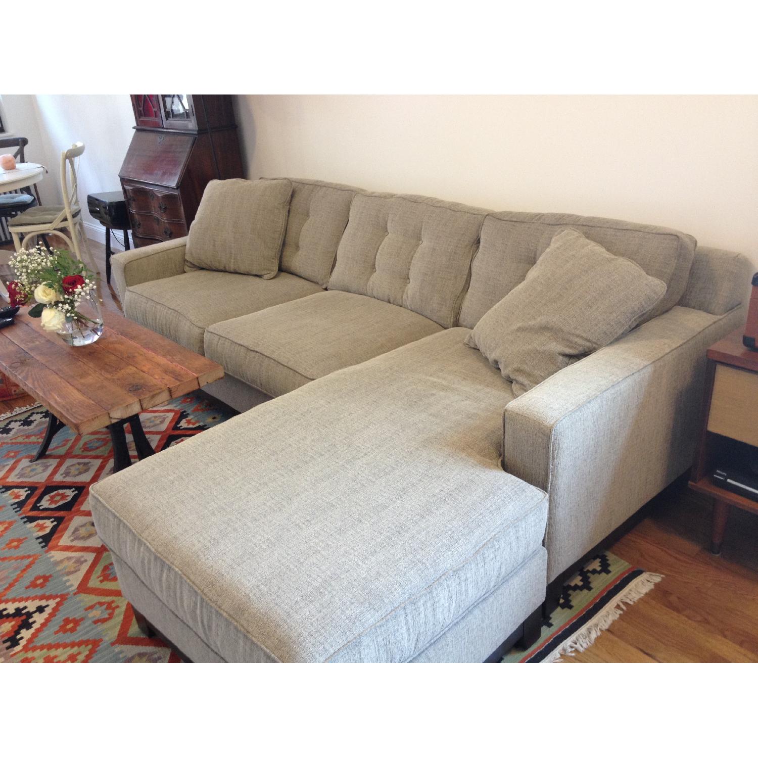 Clarke Fabric 2-Piece Sectional Sofa - image-3