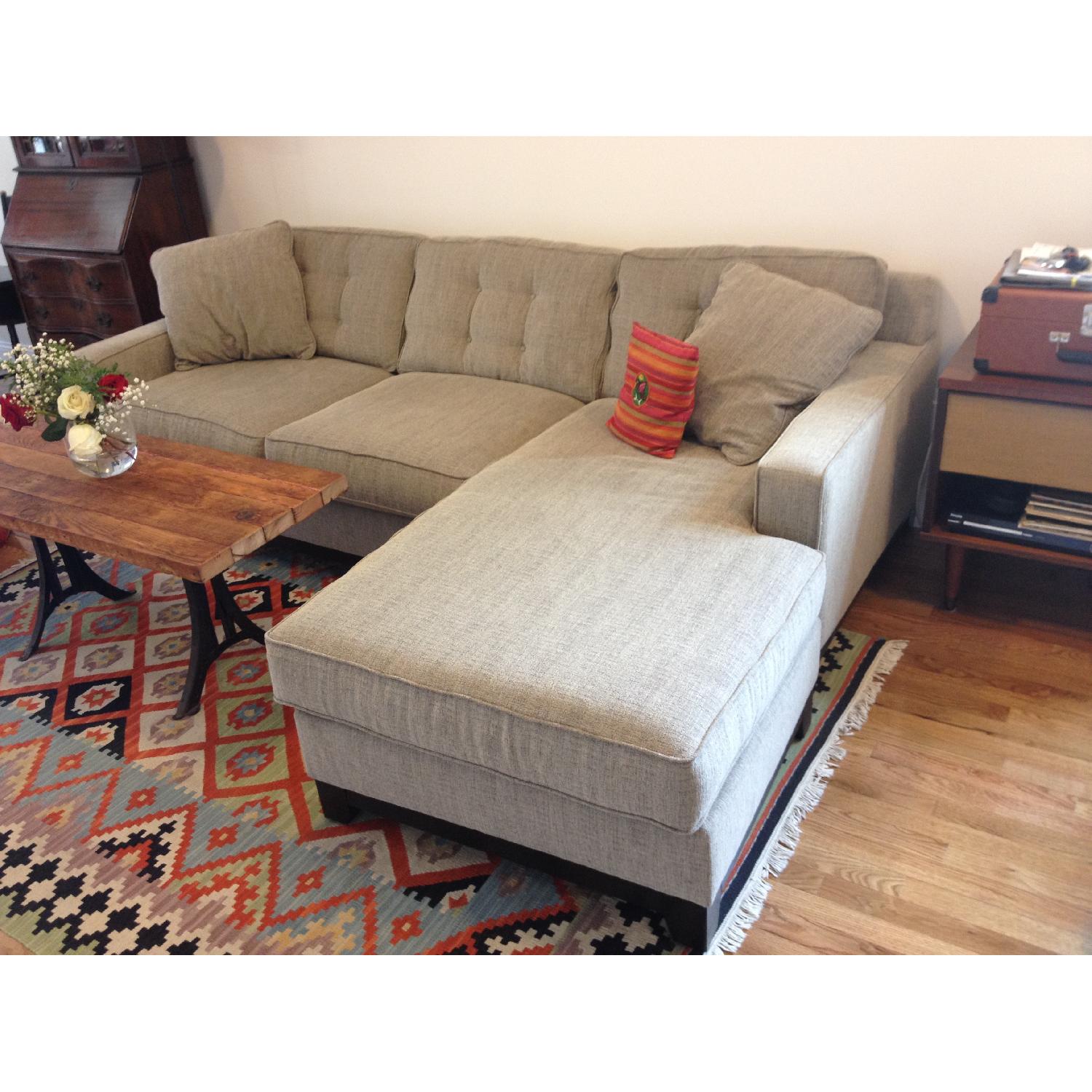 Clarke Fabric 2-Piece Sectional Sofa - image-4