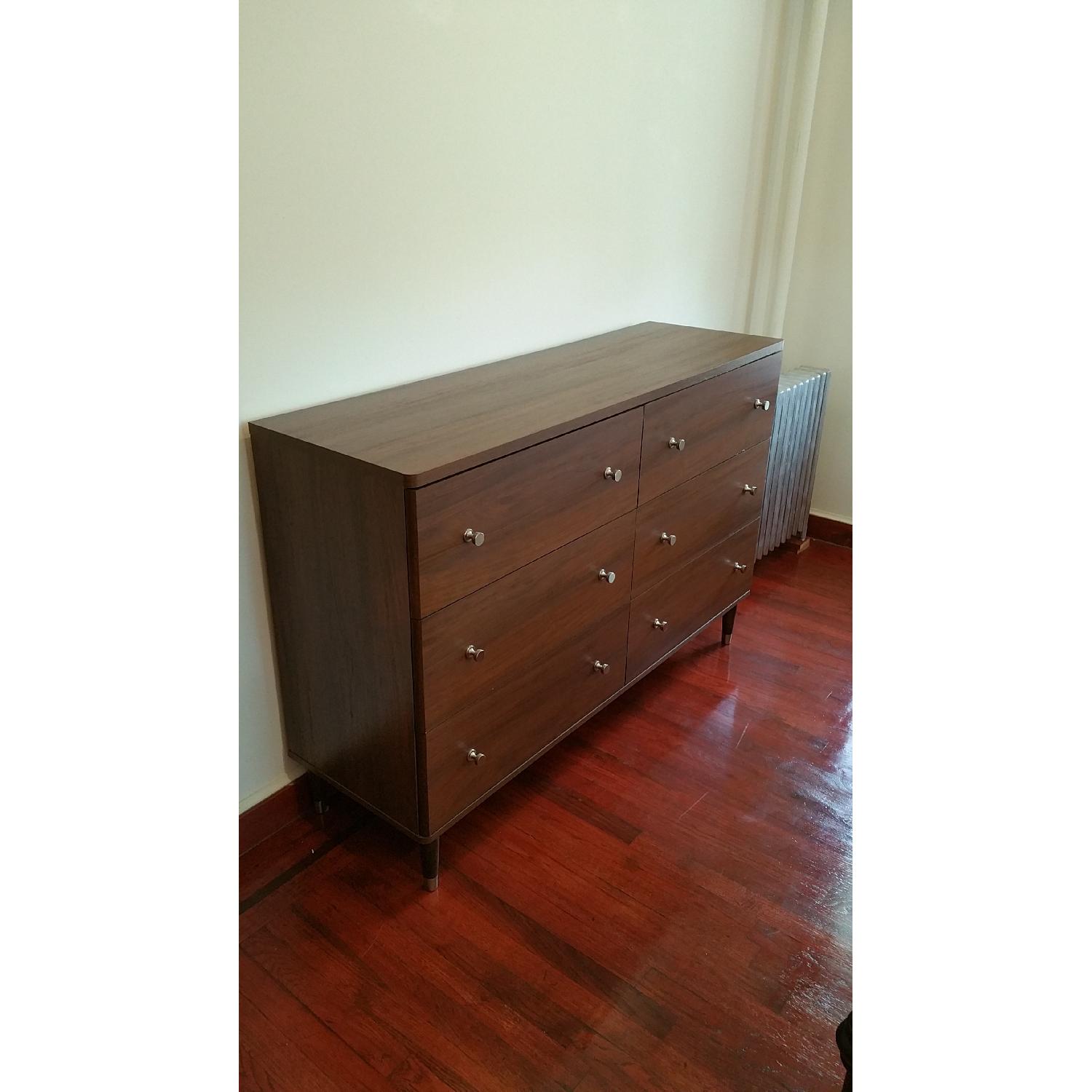 South Shore Furniture 6 Drawer Double Dresser in Brown Walnut - image-3