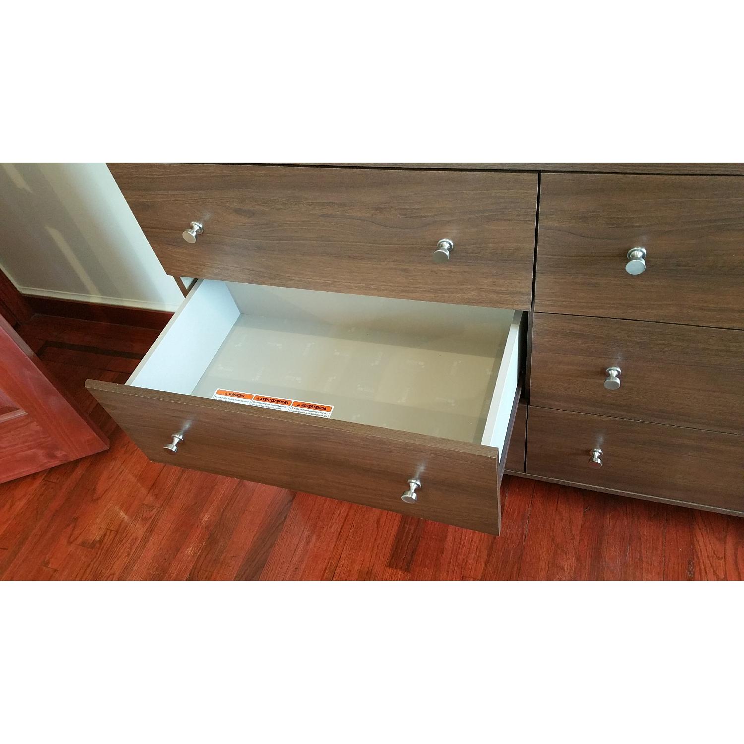 South Shore Furniture 6 Drawer Double Dresser in Brown Walnut - image-6