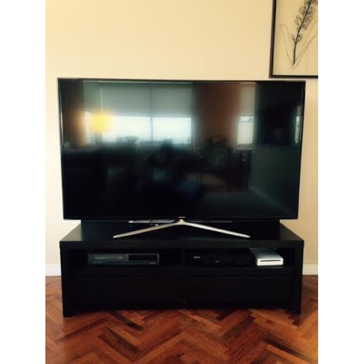 West Elm Espresso Media Stand - image-1