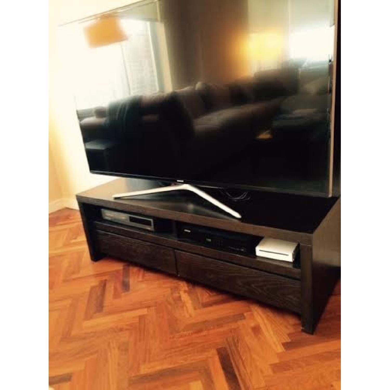 West Elm Espresso Media Stand - image-2