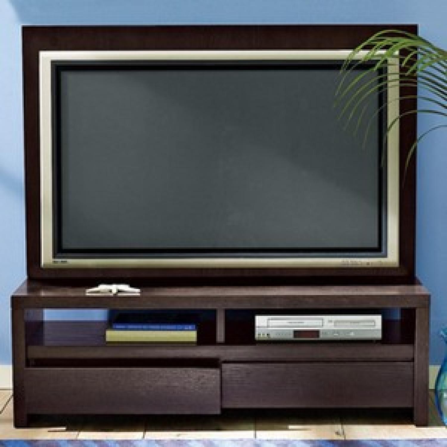 West Elm Espresso Media Stand - image-5