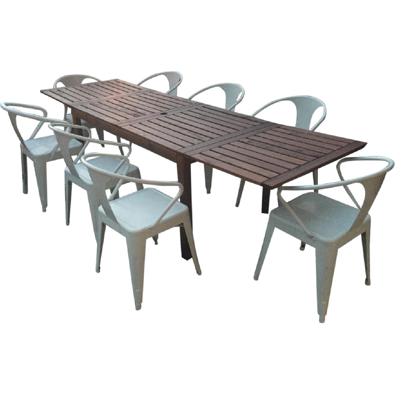 Ikea Applaro Outdoor/Patio Extendable Table - AptDeco