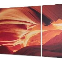 Elementem 3 Panel Wall Art Antelope Cave