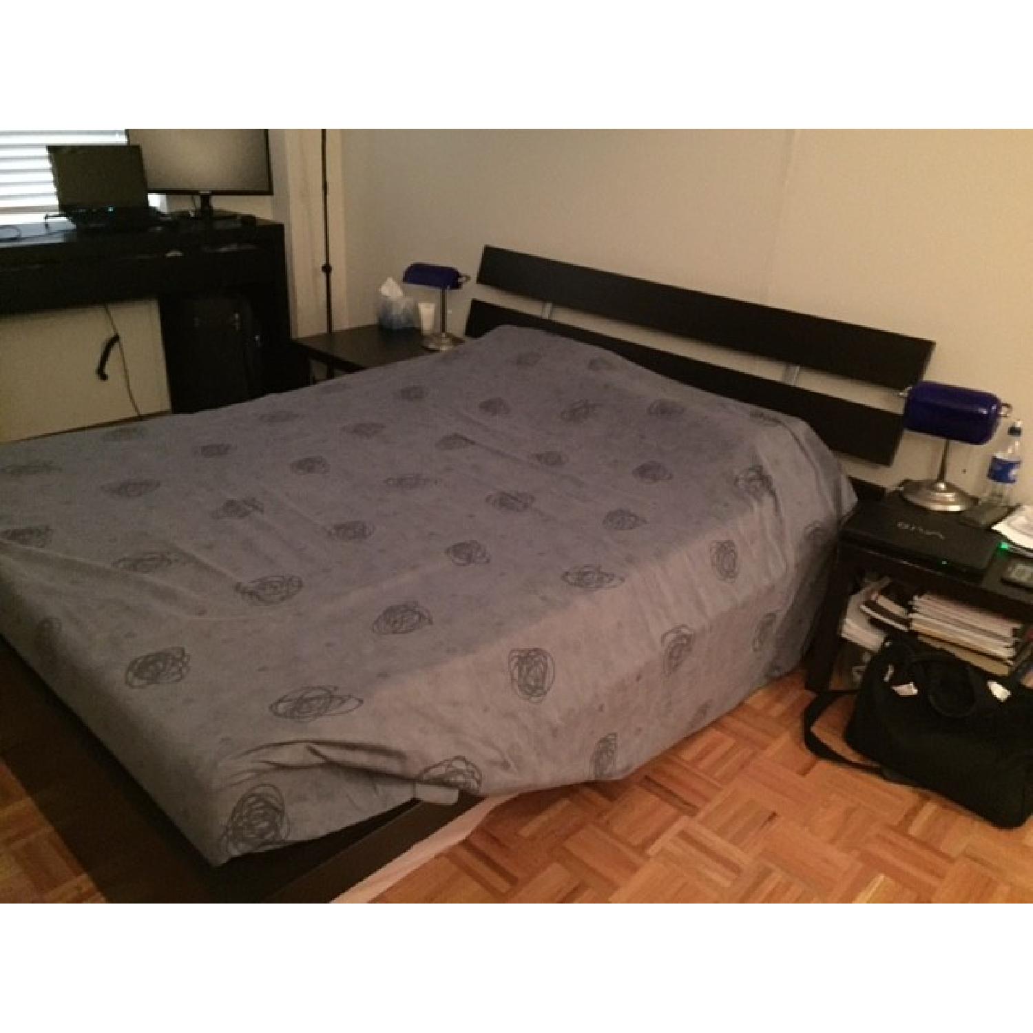 Ikea 8-Piece Bedroom Set in Black/Brown - image-1